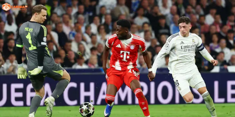 Khoảnh khắc ăn mừng bàn thắng trong trận Bayern Munich vs Real Madrid Champions League